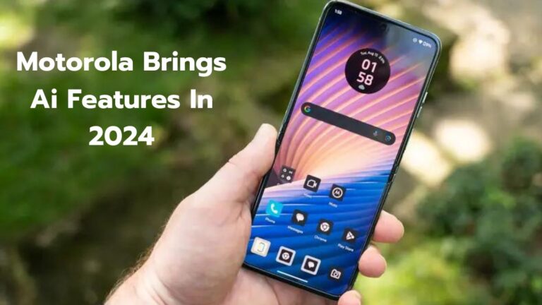 Motorola Brings Ai Features